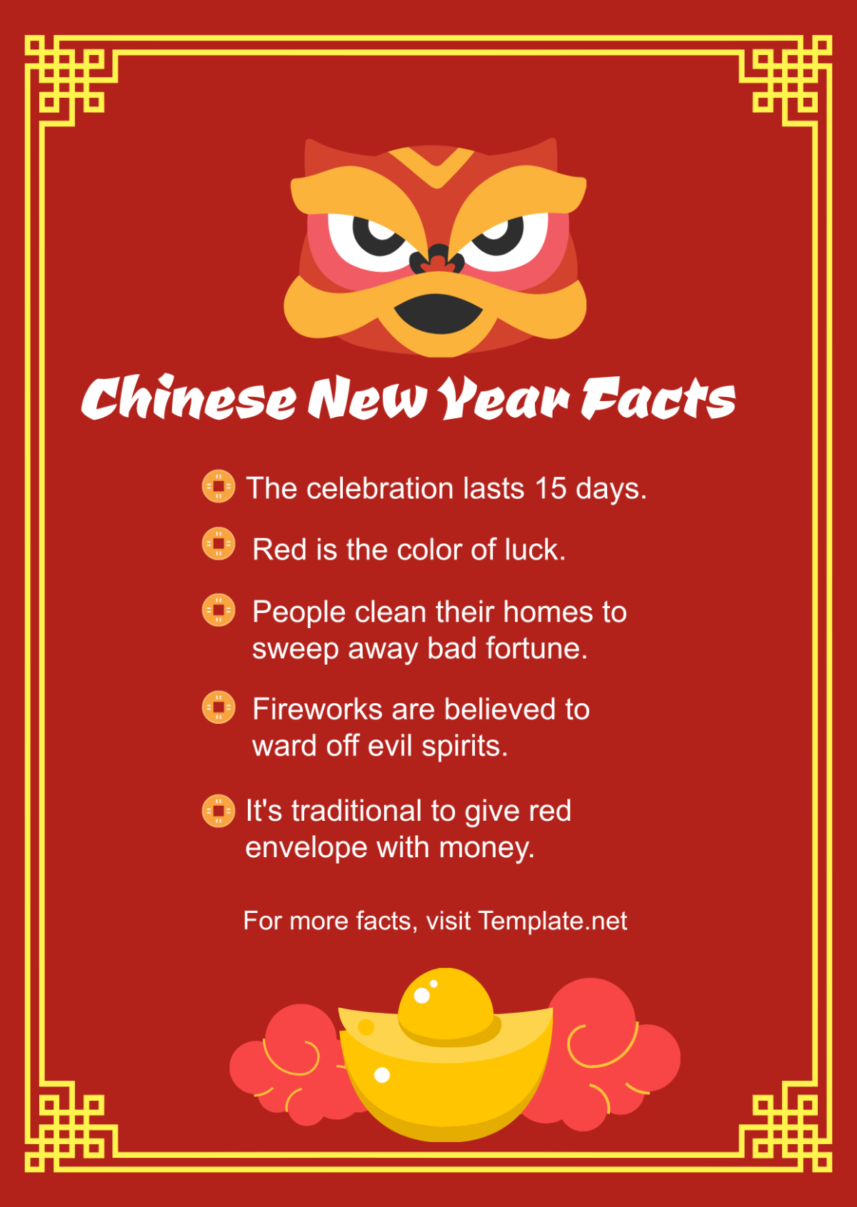Chinese New Year Facts Template - Edit Online & Download